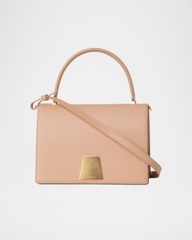 Akris Alice Flap Leather Crossbody Bag