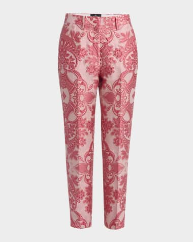 パンツ ETRO Woman Pants Coral WREA001199TJEB8 R0365 Etro Pants for Women SS25 | GIGLIO.COM