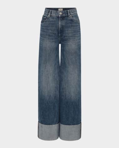 DL1961 Hepburn Wide-Leg High-Rise Jeans