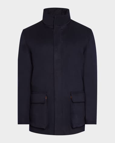 Loro Piana Men's Winter Voyager Cashmere Coat