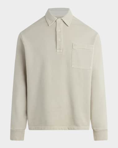 Joe's Jeans Men's Cotton Polo Sweatshirt