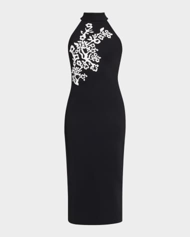 Chiara Boni La Petite Robe Kety Mock-Neck Midi Sheath Dress