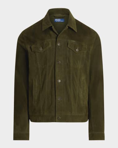 Polo Ralph Lauren Men's Suede Trucker Jacket
