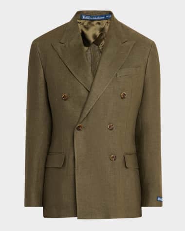 Polo Ralph Lauren Men's Polo Soft Tailored Linen Suit Jacket
