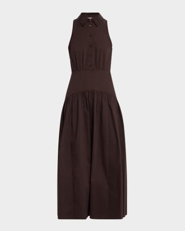 STAUD Romy Maxi Shirtdress
