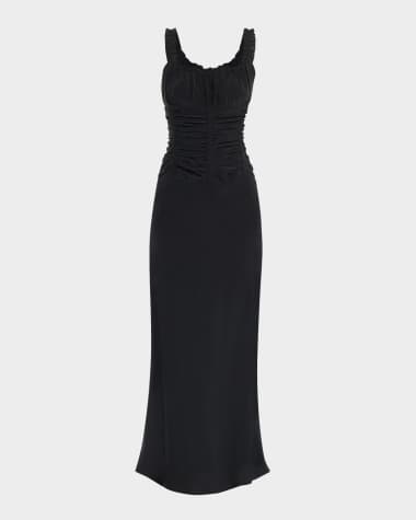 STAUD Nic Silk Maxi Dress