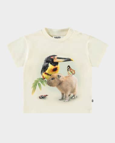 Molo Boy's Enzo Animal Graphic T-Shirt, Size 6M-2