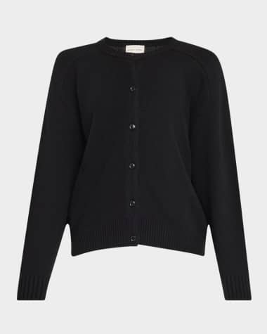 Loulou Studio Aidar Round-Neck Cardigan
