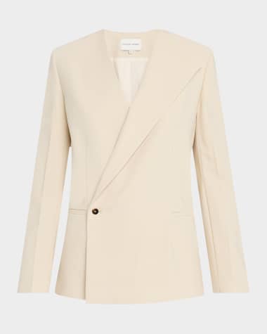 Loulou Studio Nodo Double-Breasted Jacket