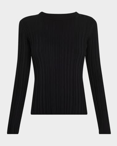 Loulou Studio Elsa Rib Long-Sleeve Top
