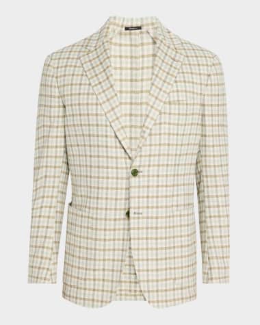 Sartorio Men's Small Check Sport Coat