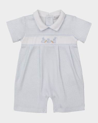 Kissy Kissy Boy's Baby Bunny Patch Playsuit, Size 3M-18M
