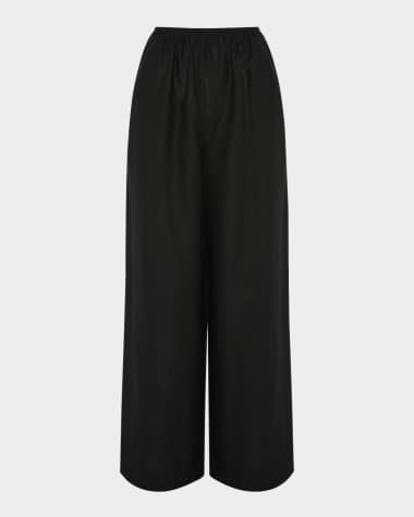 Eskandar Linen Flared Trousers