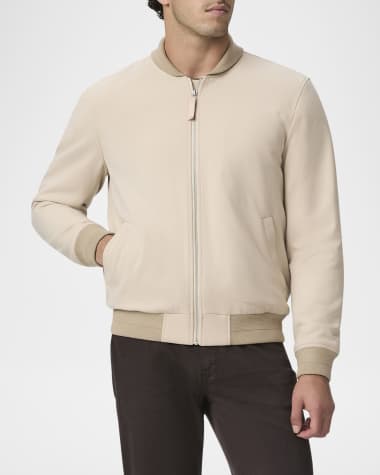 PAIGE Men's Timothy Twill Bomber Jacket