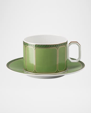 SWAROVSKI Signum 11 oz. Coffee Cup and Saucer
