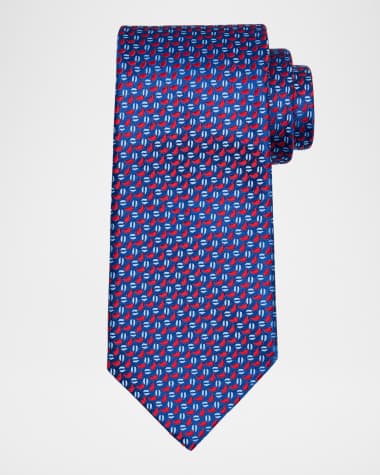 Charvet Men's Mini Teardrop Silk Tie