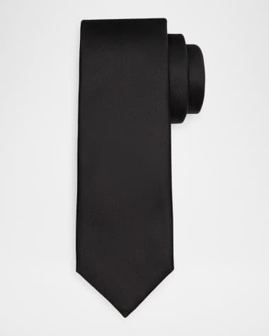 Giorgio Armani Men's Solid Woven Silk Tie