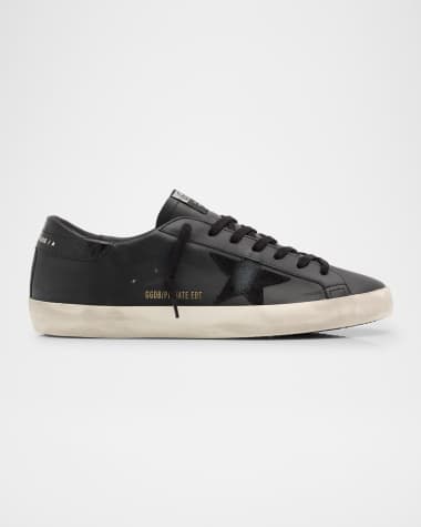 Golden Goose Men's Super-Star Low-Top Leather Sneakers