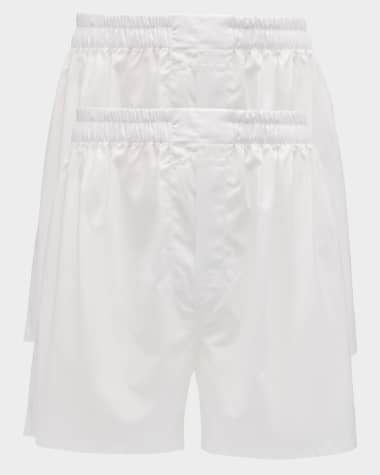 Neiman Marcus Men's 2-Pack Cotton Boxers