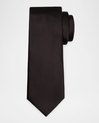 Giorgio Armani Men's Solid Silk Tie