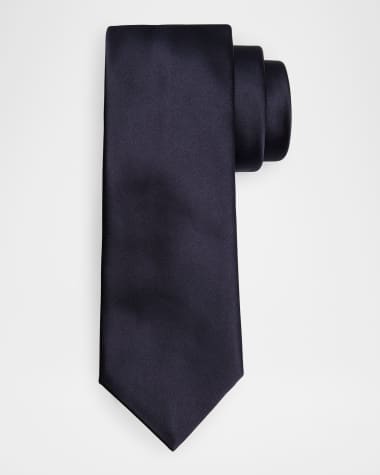 Giorgio Armani Men's Solid Silk Tie