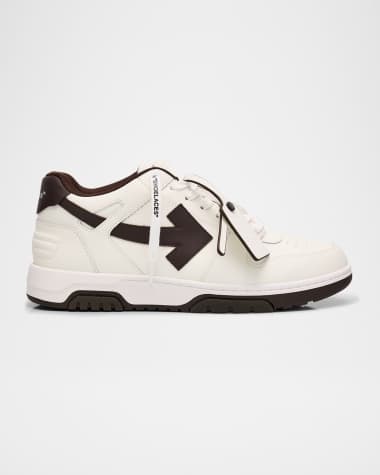 Off-White Men's Out Of Office Bicolor Leather Sneakers