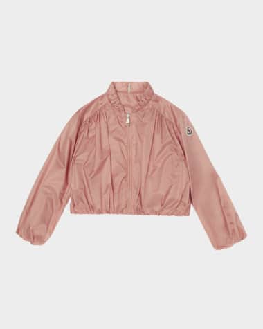 Moncler Girl's Chazeron Bubble Bomber Jacket, Size 4-6