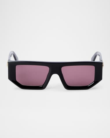 Off-White Men's Vancouver Acetate Rectangle Sunglasses