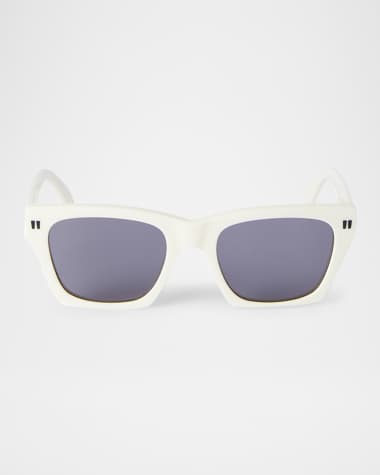 Off-White Men's Valdez Acetate Square Sunglasses