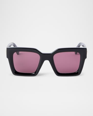 Off-White Men's Jackson Acetate Square Sunglasses