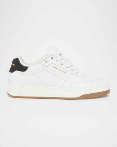 Saint Laurent Men's SL61 Leather Low-Top Sneakers