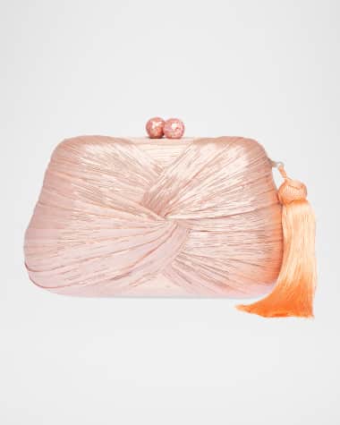 Rafe Rosie Tassel Twisted Clutch Bag