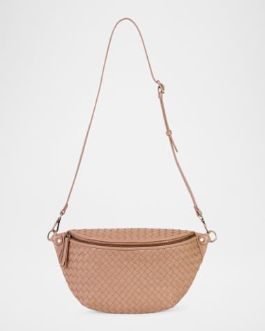 Rafe Alex Sling Woven Leather Shoulder Bag