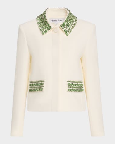 Veronica Beard Imogen Crystal-Embellished Jacket