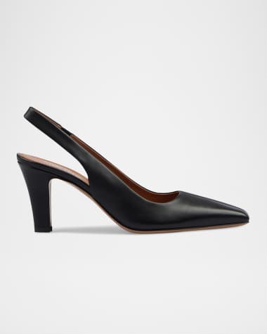 Paris Texas Belle Leather Slingback Pumps