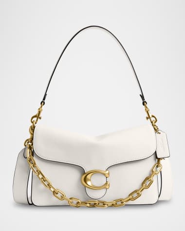 Coach Tabby Grain Leather Shoulder Bag with Chain