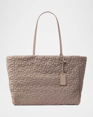 kate spade new york tilly large quilted fabric tote bag