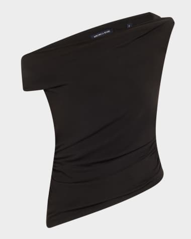 Veronica Beard Delanna One-Shoulder Top