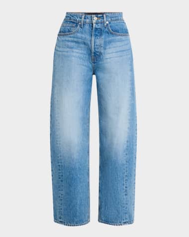 Veronica Beard Ryder High-Rise Saddle Jeans