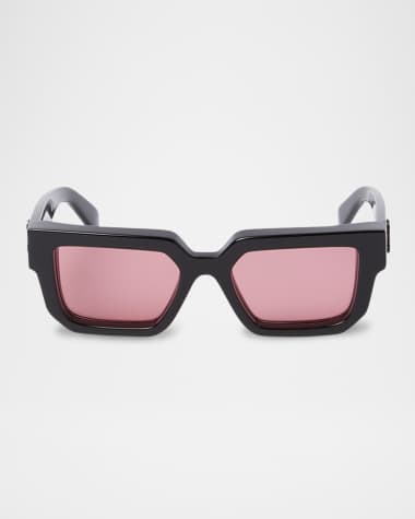 Off-White Silverstone Arrow Square Sunglasses