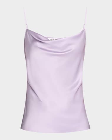 Veronica Beard Sola Silk Tank Top