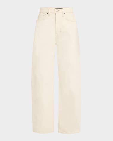 Veronica Beard Ryder High-Rise Saddle Jeans