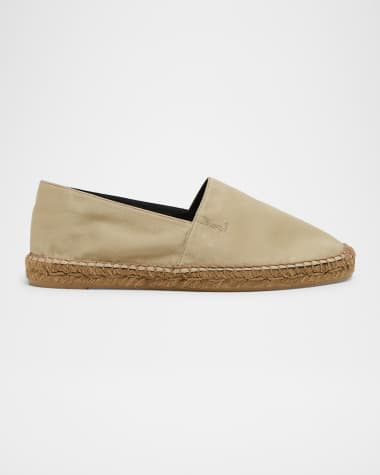 Saint Laurent Cotton YSL Slip-On Espadrilles