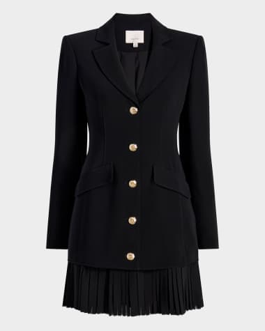Cinq a Sept Regan Long-Sleeve Mini Dress