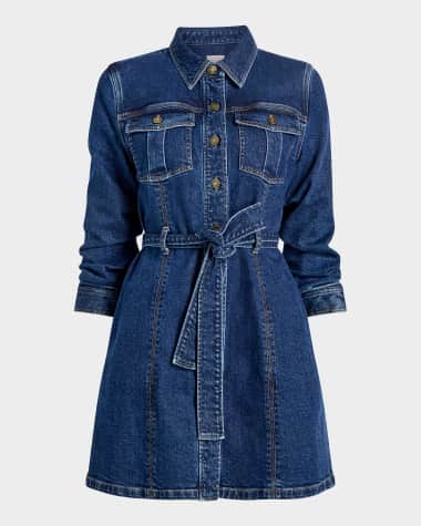 Cinq a Sept Clea Denim Shirtdress