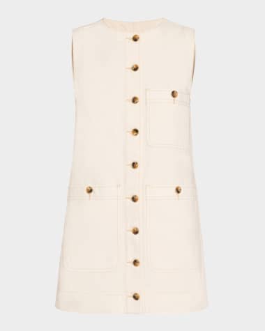 Veronica Beard Oakley Denim Shift Dress
