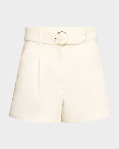 Veronica Beard Piper Belted Shorts
