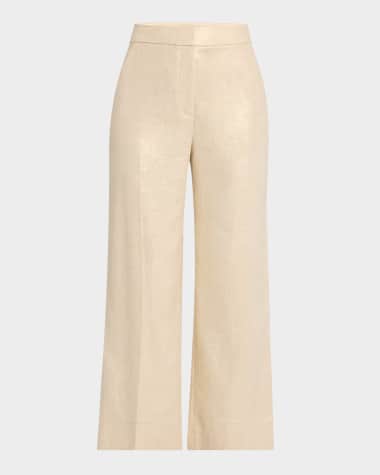 Veronica Beard Brixton Wide-Leg Pants
