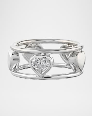 Cassidy Diamonds 18K Gold Lovely-Cut Diamond Ring, Size 7
