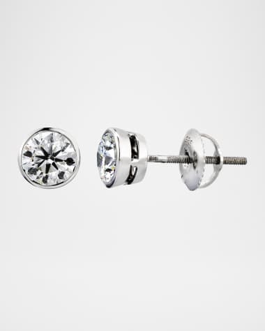 Cassidy Diamonds 18K White Gold Diamond Stud Earrings, 0.50tcw